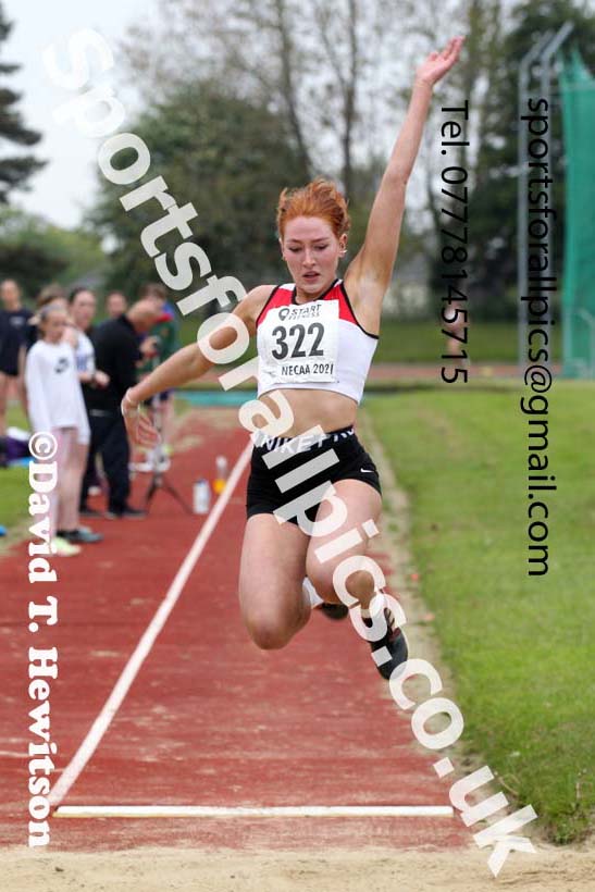Long jump, 2021 North East Grand Prix No. 3, Monkton, Wednesday, june 2nd. Photo: David T. Hewitson/Sports for All Pics